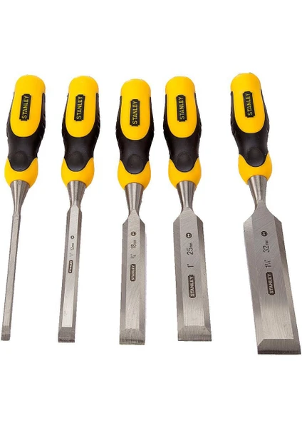Stanley 5-16-421 Dynagrip İskarpela Seti ve Bileme Kiti 8 Parça