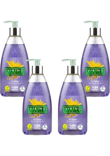 Viking Sıvı Sabun Mimoza Kakule 500 ml x 4 Adet