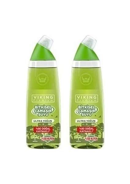 Viking Premium Bitkisel Ultra Çamaşır Suyu Amber 750 ml x 2 Adet