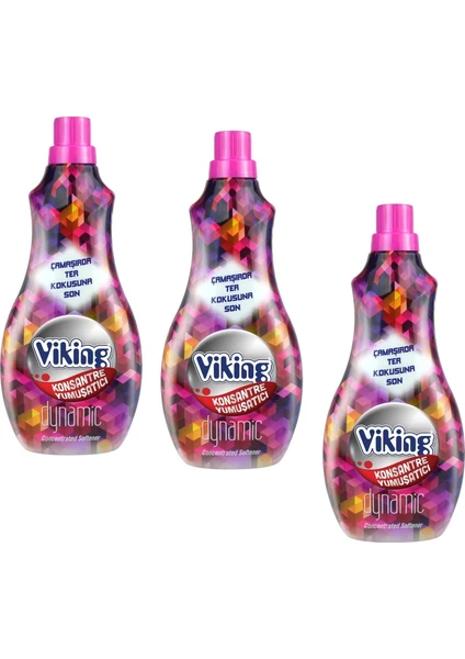 Viking Konsantre Çamaşır Yumuşatıcı Dynamic 1440 ml - 3&amp;amp;amp;#039;lü
