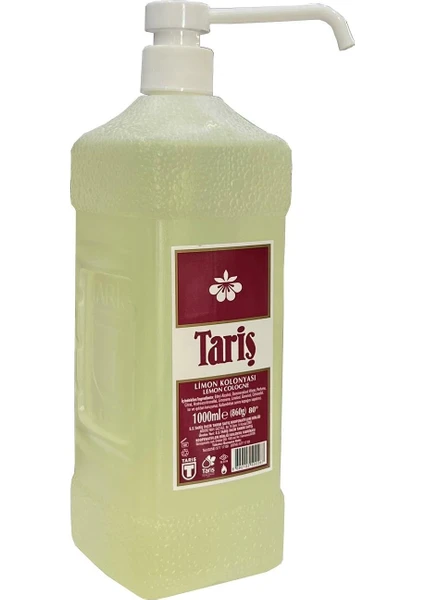Tariş Limon Kolonyası 80 C° 1 Lt Pompalı
